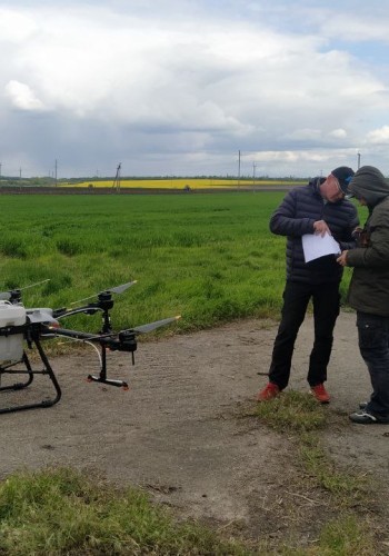 Навчання та особливості роботи з агродроном DJI Agras T30!